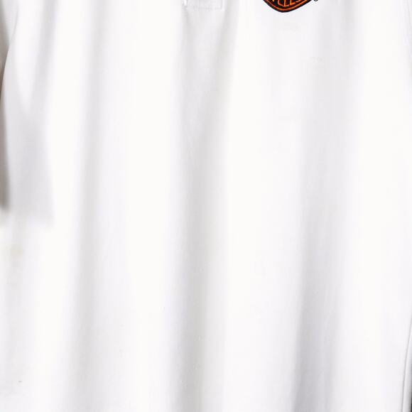 Harley-Davidson Men’s Polo Biker Noir Heritage Logo Palm Beach White Size M/L - Picture 5 of 11
